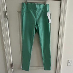 NWT Royalty For Me Hyper Stretch Aqua Green Pants Size M